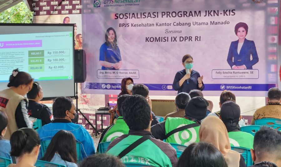 Felly Runtuwene Dorong Masyarakat Ikuti Program JKN